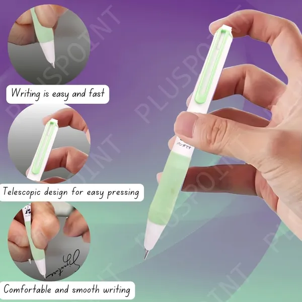 Panda_Fountain_Pen_For_Students,Iridium_Tip_Nib_Refillable_Click_Fountain_Pen_Set_(2_Pcs)_With_6_Ink_Refills,Kawaii_Stationery_Gift_For_Kids,Perfect_For_Office_&_School_Use_(Panda),Blue