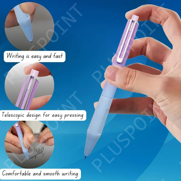 Fountain_Pen_For_Students_Iridium_Tip_Nib_Refillable_Click_Fountain_Pen_Set(2Pcs)With_6_Ink_Refills_Lightweight_Pen_Kawaii_Stationery_Gift_Perfect_For_Office_And_Kids_School_Use(Nebula)Blue