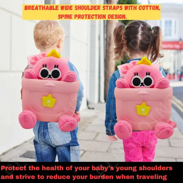 Cartoon_Bunny_Cool_Eva_Backpack_For_Kids_Toddlers_Baby_Preschoolers_Light_Weight_With_Plush_Toy_Cute_Cartoon_Bag_Perfect_For_Kids_Picnics_And_Daily_Adventures_Ideal_For_Boys_And_Girls