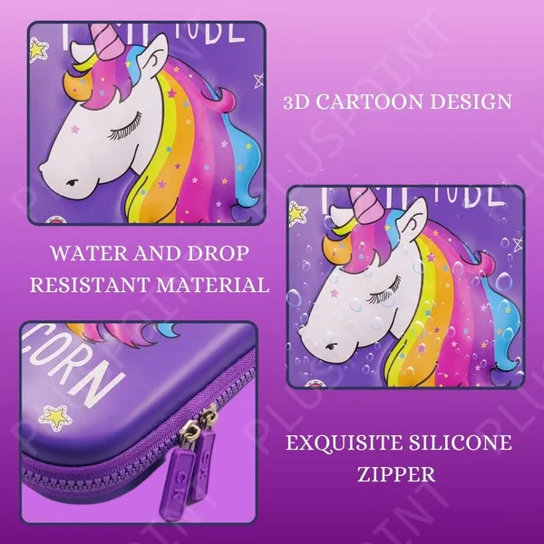 Eva_3D_Unicorn_Pencil_Case_Large_Capacity_Premium_Stylish_Case_Embossed_Compass_With_More_Space,_School_Supply_Organizer_For_Students,_Stationery_Box,_Cosmetic_Zip_Pouch_Bag,_Blue
