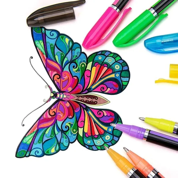 36Pc_Colouring_Gel_Pens_12_Color_Neon_12_Glitter_Pens_12_Metallic_Pens_Fine_Tip_Art_Set_Colored_Gel_Pens_For_Coloring_Book,_Drawing,_Doodling,_Scrapbook_Journaling,_Sparkle_Pen_Gifts_For_Kids
