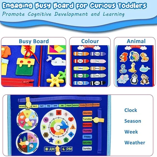 Busy_Board_Montessori_Toys_For_Kids_Birthday_Gift_Preschool_Learning_Activities_With_Life_Skills_Abc_123_Shape_Color_Animal_Weather_Toddler_Gifts_Christmas_Toys_For_2-7Yr_(Space),_Multicolor