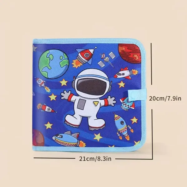 Plastic_Erasable_Doodle_Book_For_Kids_Toddlers_Activity_Toys_Reusable_Drawing_Pads_With_Watercolor_Pens,Travel_Art_Toy,_Road_Trip_Car_Game_Writing_Painting_Set_For_Boys_And_Girls_(Astronaut)
