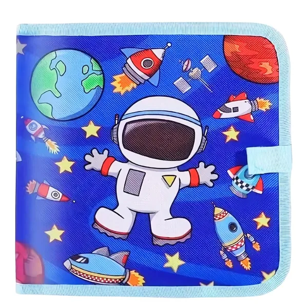 Plastic_Erasable_Doodle_Book_For_Kids_Toddlers_Activity_Toys_Reusable_Drawing_Pads_With_Watercolor_Pens,Travel_Art_Toy,_Road_Trip_Car_Game_Writing_Painting_Set_For_Boys_And_Girls_(Astronaut)