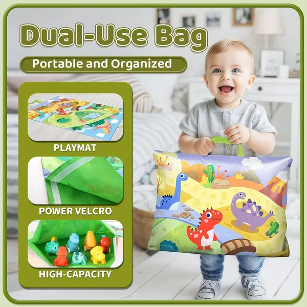 Cute_Dinosaur_Figure_Set_Toy_Car_With_Playmat_Fantastic_Creatures_Toys_With_Mat_Storage_Bag_Baby_Travel_Toys_Pretend_Play_Jungle_Theme_For_Kids_Birthday_Gift_Stocking_Stuffers_For_Toddler