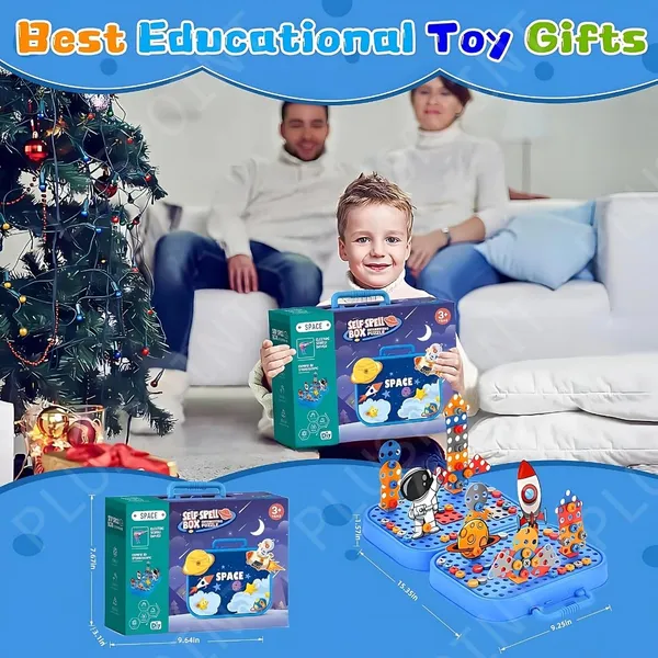 Astronaut_Drill_Toy_For_Boys_228Pc_Kids_Space_Theme_3D_Stem_Construction_Puzzle_Electric_Working_Drill_Toy_With_Fix_Tool_Box,Engineering_Building_Kits,_Birthday_For_Boys_3-9_Yrs_Old