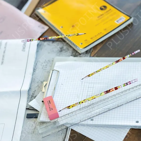 24_Pcs_Pencils_Cute_Cartoon_For_Kids_Triangular_Ultra_Dark_Smooth_Writing_And_Break_Resistant_Cartoon_Themed_With_Eraser_|_School_Supplies_For_Kids_|_Birthday_Gift_Pencils_Set