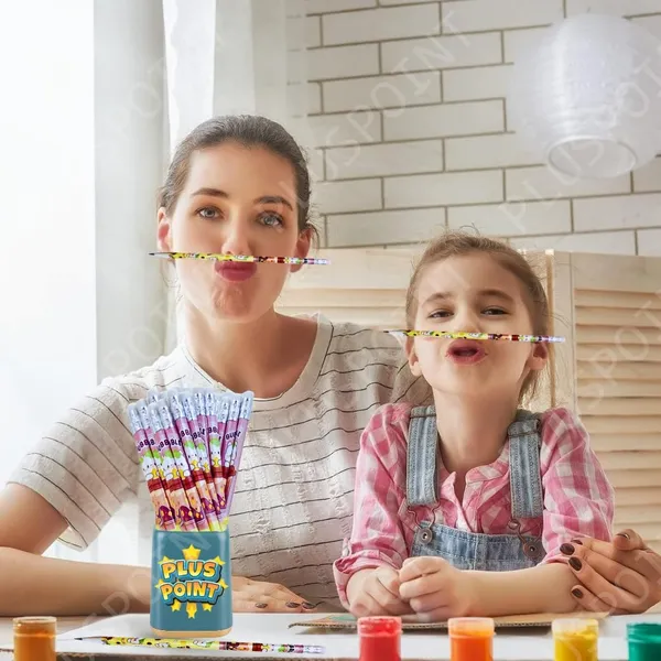 24_Pcs_Pencils_Cute_Cartoon_For_Kids_Triangular_Ultra_Dark_Smooth_Writing_And_Break_Resistant_Cartoon_Themed_With_Eraser_|_School_Supplies_For_Kids_|_Birthday_Gift_Pencils_Set