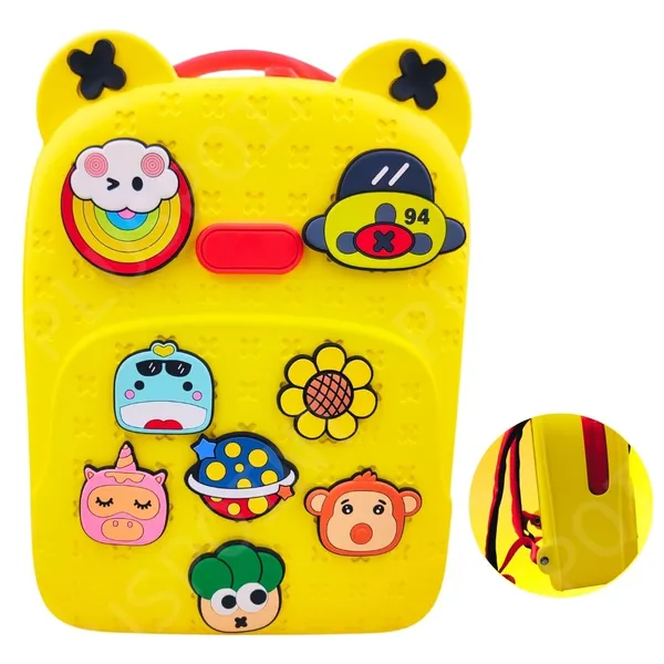 Eva_Kids_School_Backpack_Stylish_&_Durable_Silicone_Waterproof_Bag_For_Boys_And_Girls_Lightweight_Travel_Backpack_Perfect_For_Pre-School_&_Kindergarten_Adventures_(Yellow)