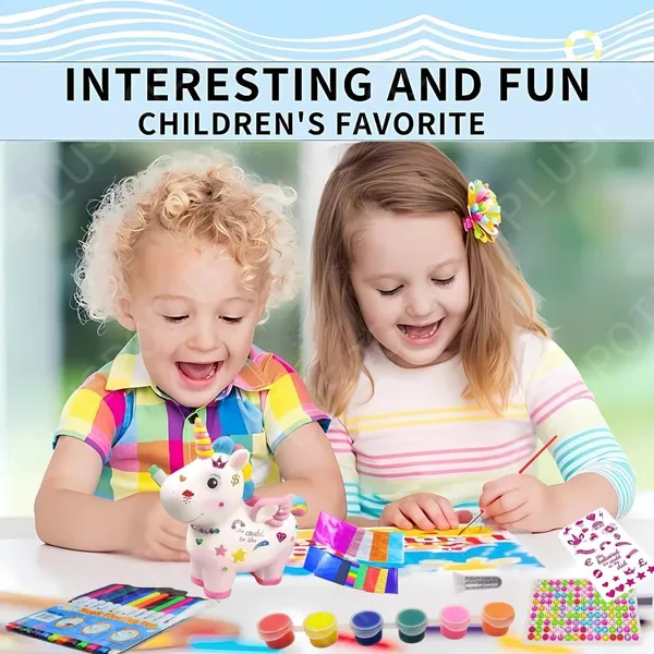 Diy_Unicorn_Piggy_Bank_For_Kids_Paint_Decorate_Piggy_Bank_With_Gemstone,_Stickers,_Foil_Art,_Markers,_Painting_Kit_Diy_Money_Coin_Bank,_Arts_And_Crafts_Birthday_Gifts_For_Kids_5+_Years_Old