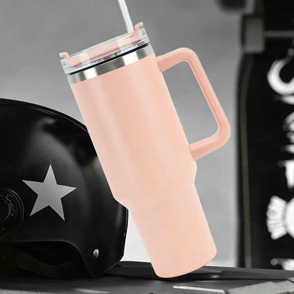 1200Ml_Tumbler_With_Handle_And_Straw_Lid_Double_Insulated_Cup_Reusable_Stainless_Steel_Water_Bottle_Travel_Tumbler,Coffee_Mug_For_Office,_Home|Travel_Mug_For_Hot_And_Cold_Water_(Light_Pink)