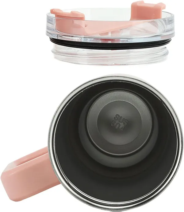 1200Ml_Tumbler_With_Handle_And_Straw_Lid_Double_Insulated_Cup_Reusable_Stainless_Steel_Water_Bottle_Travel_Tumbler,Coffee_Mug_For_Office,_Home|Travel_Mug_For_Hot_And_Cold_Water_(Light_Pink)