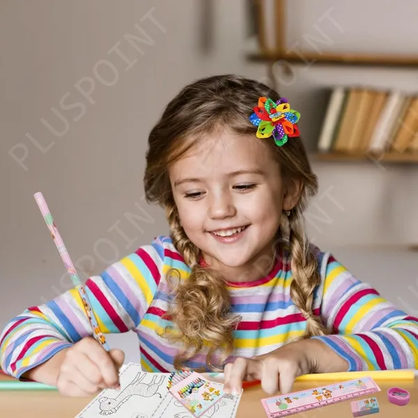 Stationery_Animal_World_Gift_Set_For_Kids-Pack_Of_8_Pcs,Stationery_Items_For_Kids_Useful_Gift_Cartoon_Stationery_Set_Birthday_Return_Gift_School_Accessories_For_Boys_Girls,Multicolor