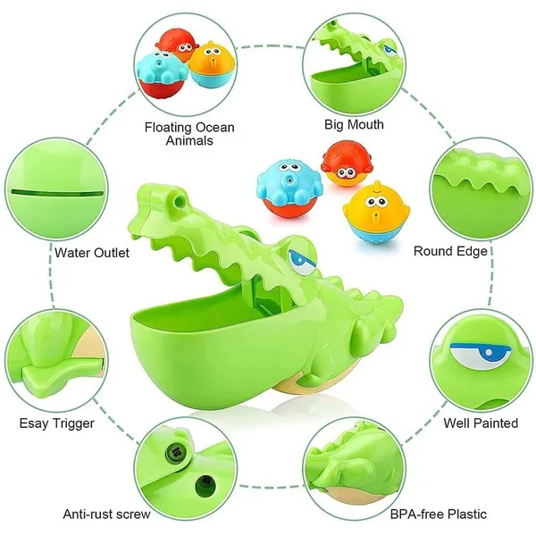 Crocodile_Bath_Toy_For_Toddler_Baby_Bathing_Toys_With_3_Animal_Floating_Fish_Catching_Game_Octopus_Swimming_Set_For_Bathtub_Water_Play_Activity_Shower_Alligator_Playset_For_Toddlers