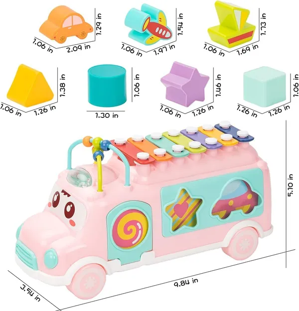 Activity_Bus_Toy_For_Baby_Pull_Along_School_Bus_Xylophone_Toy_For_Toddlers_Musical_Bus_Toys_Shape_Puzzles_Knocking_Xylophone_Educational_Musical_Toys,Birthday_Gifts_For_Kids,Multicolor