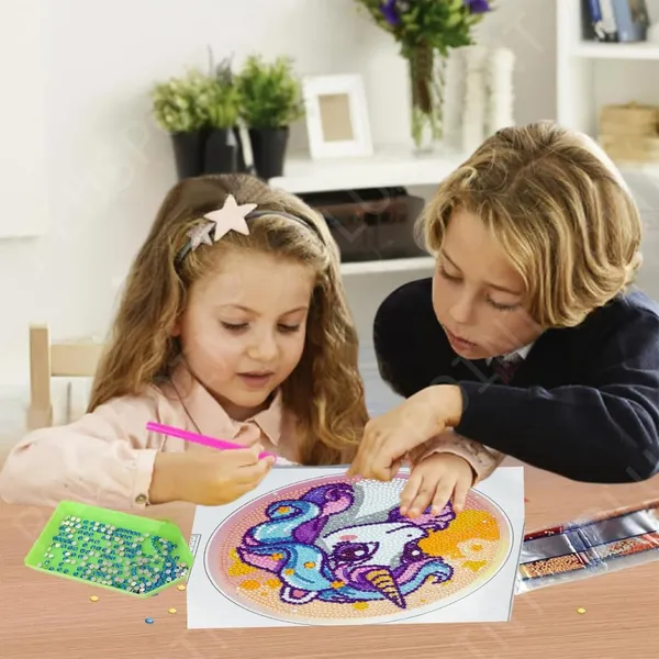 5D_Diamond_Gem_Kits_For_Kids_With_Frame_Diamond_Arts_And_Craft_For_Kids_Ages_6_8_10_12_Gem_Art_Painting_Kit_Unicorn_Crafts_Unicorn_Diamond_Painting_Kits_For_Girls