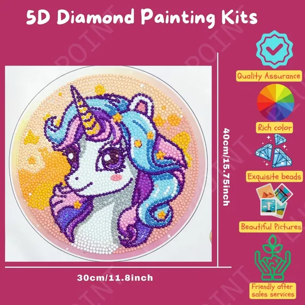 5D_Diamond_Gem_Kits_For_Kids_With_Frame_Pack_Of_3_Diamond_Arts_And_Crafts_For_Kids_Ages_6_8_10_12_Gem_Art_Painting_Kit_Unicorn_Crafts_Unicorn_Diamond_Painting_Kits_For_Girls
