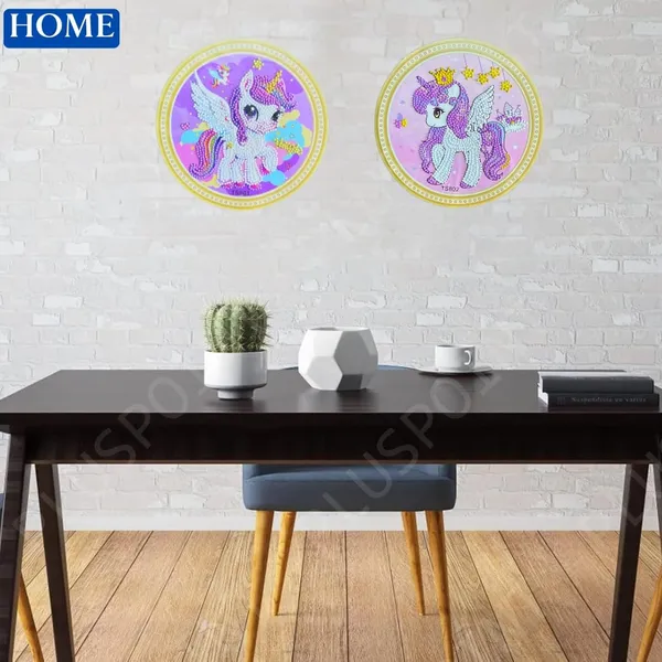 5D_Diamond_Gem_Kits_For_Kids_Pack_Of_2_Design_Diamond_Arts_And_Crafts_For_Kids_Ages_6_8_10_12_Gem_Art_Painting_Kit_Unicorn_Crafts_Unicorn_Diamond_Painting_Kits_For_Girls