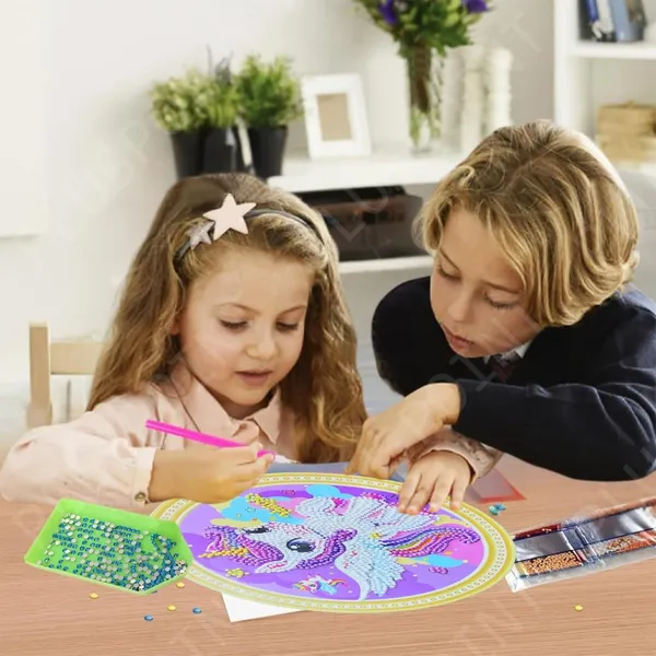 5D_Diamond_Gem_Kits_For_Kids_Pack_Of_2_Design_Diamond_Arts_And_Crafts_For_Kids_Ages_6_8_10_12_Gem_Art_Painting_Kit_Unicorn_Crafts_Unicorn_Diamond_Painting_Kits_For_Girls