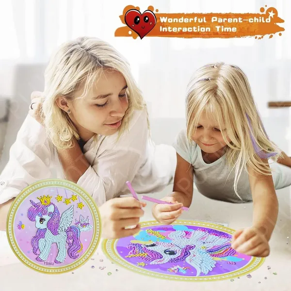 5D_Diamond_Gem_Kits_For_Kids_Pack_Of_2_Design_Diamond_Arts_And_Crafts_For_Kids_Ages_6_8_10_12_Gem_Art_Painting_Kit_Unicorn_Crafts_Unicorn_Diamond_Painting_Kits_For_Girls
