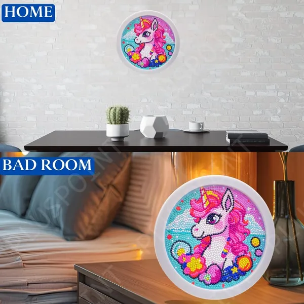 5D_Diamond_Gem_Kits_For_Kids_With_Frame_Diamond_Art_And_Craft_For_Kids_Ages_6_8_10_12_Gem_Art_Painting_Kit_Unicorn_Crafts_Unicorn_Diamond_Painting_Kits_For_Girls