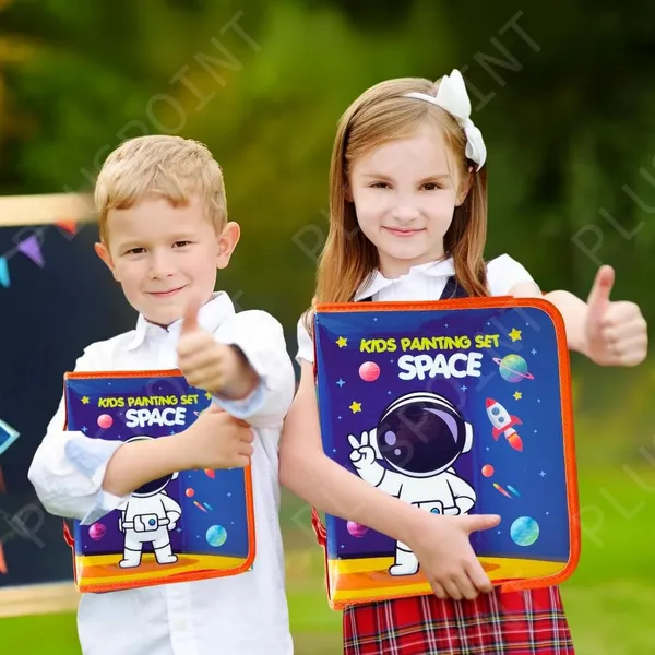 36Pcs_Astronaut_Art_Supplies_For_Girls,_Drawing_Kit_With_Markers,_Coloring_Arts_And_Crafts_Coloring_Set_For_Kids,_Pencil,_Crayon_School_Supply_Stationery_Set_Birthday_Gifts_For_Girls
