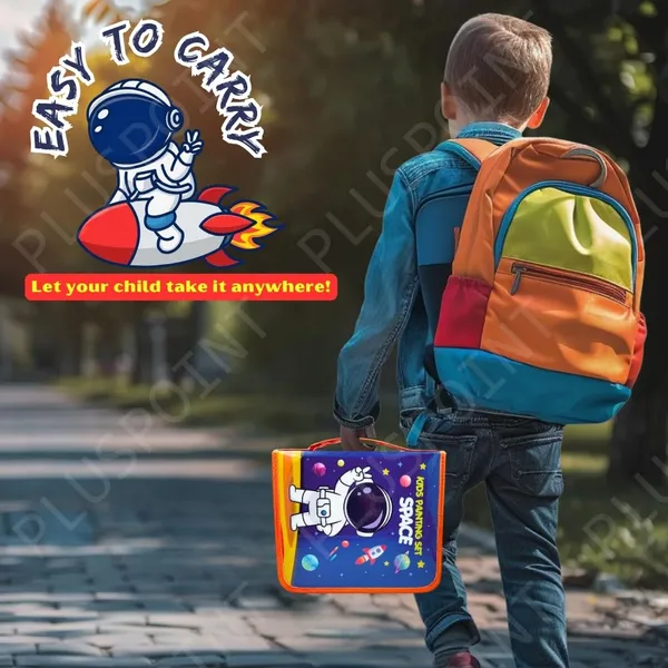 36Pcs_Astronaut_Art_Supplies_For_Girls,_Drawing_Kit_With_Markers,_Coloring_Arts_And_Crafts_Coloring_Set_For_Kids,_Pencil,_Crayon_School_Supply_Stationery_Set_Birthday_Gifts_For_Girls