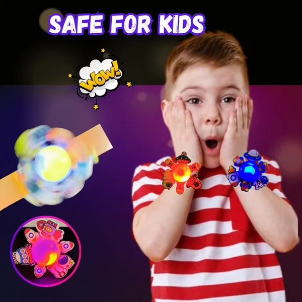 Cartoon_Style_Kids_Slap_Wristband_For_Boys_And_Girls_Lightweight_Colorful_Fun_Adjustable_Bracelet