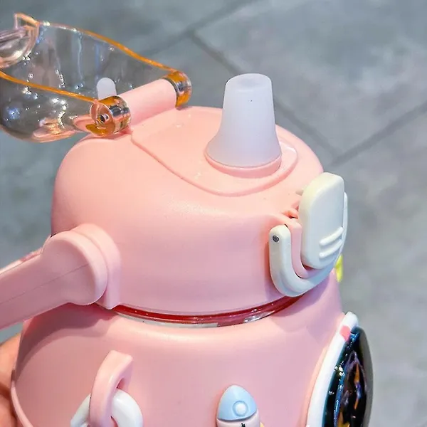 Space_Astronaut_Water_Bottle_For_Kids_Cute_Cartoon_Leak-Proof_1200_Ml_Sipper_Bottle_With_Straw,_Flip_Cover,_Bpa-Free,_School_Water_Bottle_For_Boys_Girls_(Pink)