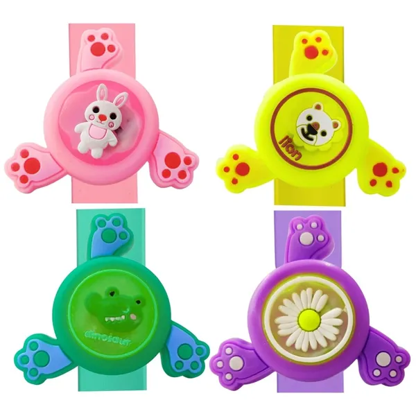 4Pcs_Kids_Wrist_Band_For_Boys_And_Girls_Spinning_Slap_Band_Cute_Cartoon_Bracelet_Wrist_With_Lights,_Great_Birthday_Gift_Toys_For_Return_Gift_For_Kids_Rakhi