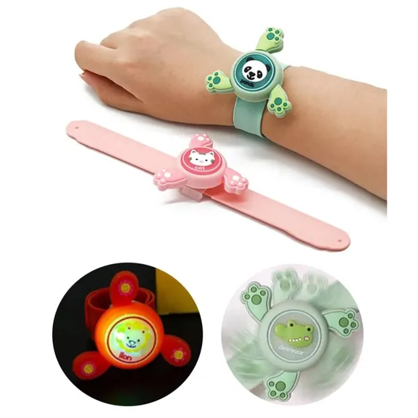 4Pcs_Kids_Wrist_Band_For_Boys_And_Girls_Spinning_Slap_Band_Cute_Cartoon_Bracelet_Wrist_With_Lights,_Great_Birthday_Gift_Toys_For_Return_Gift_For_Kids_Rakhi