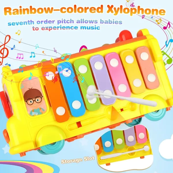 Activity_School_Bus_Toy_For_Kids_Multifunctional_Pull-Along_Bus_With_Gears,_Teaching_Clock,_Fishing_Game_Color_Matching_Shape_Puzzles_Whack-A-Mole_Toddler_Musical_Toy_For_1-5_Yrs
