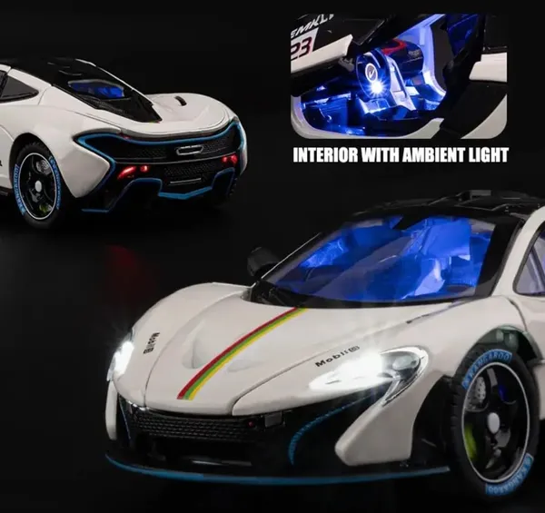 Diecast_Metal_Mclaren_P1_Gtr_1:24_Toy_Car_Collectible,Vehicle_Doors_Openable_With_Lights_And_Sounds,Pull_Back_Decoration_Model_Car_Toy_For_Adults_Kids_Birthday_Gifts