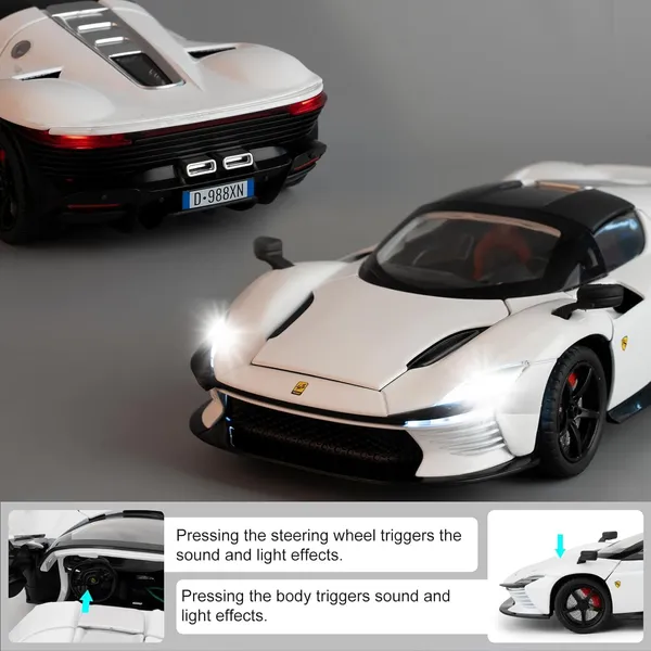 Die_Cast_Metal_1:22_Ferrari_Sp3_Simulation_Model_Car_Collectible,_Alloy_Vehicle_Doors_Openable_With_Lights_And_Sounds,Pull_Back_Decoration_Model_Car_Toy_For_Adults_Kids_Birthday_Gifts