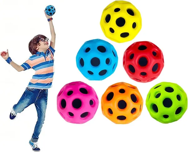 Moon_Shape_Spaceballs_Extreme_High_Bouncing_Ball_Meteor_Space_Shape,_Rubber_Bounce_Sensory,_Cool_Pop_Bouncing_Training_Ball_For_Indoor_Outdoor_Play,Easy_To_Grip_&_Catch