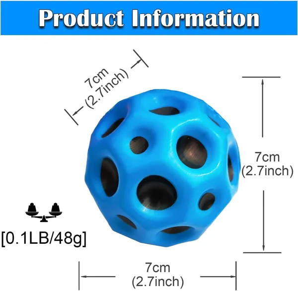 Moon_Shape_Spaceballs_Extreme_High_Bouncing_Ball_Meteor_Space_Shape,_Rubber_Bounce_Sensory,_Cool_Pop_Bouncing_Training_Ball_For_Indoor_Outdoor_Play,Easy_To_Grip_&_Catch