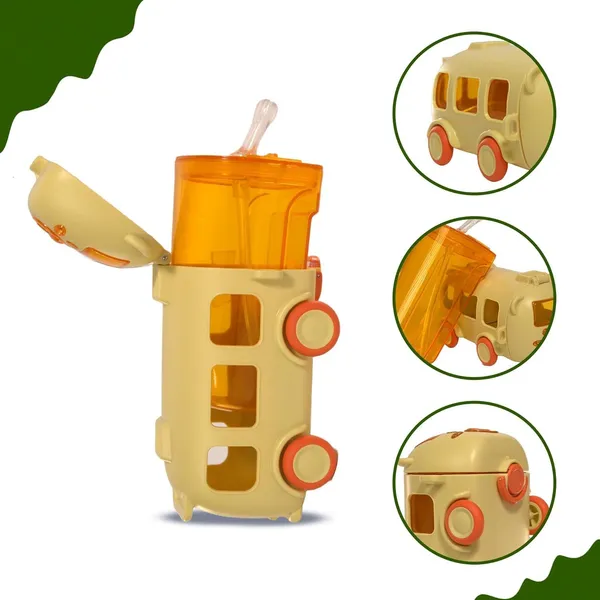Bus_Water_Bottle_For_Kids_Detachable_Straw_Water_Cup_With_Shoulder_Strap_Leak-Proof_Kids_Drink_Cup_Cute_Cartoon_Water_Jug_Toy_With_Wheels_Toddler_Water_Bottle_For_Boys_And_Girls
