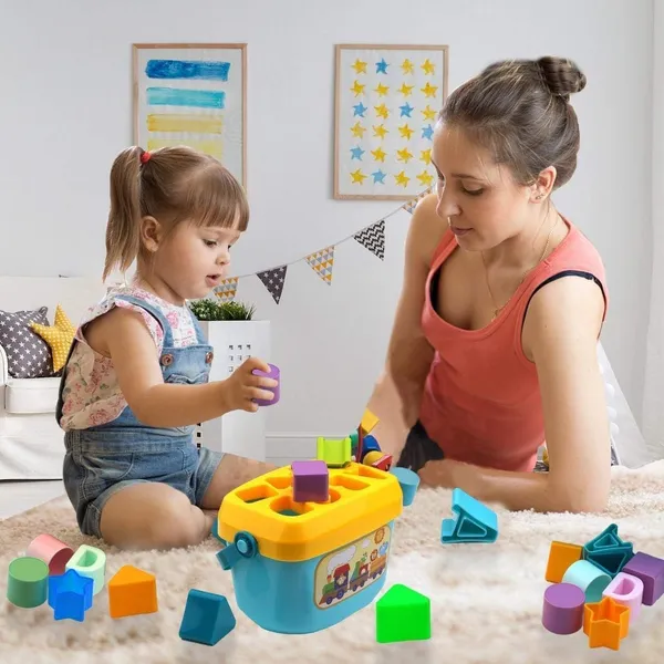 Shape_Sorting_Blocks_With_Basket_Baby'S_First_Educational_Activity_Toys_8_Shapes_2_Each_Sorting_Cubes_For_Kids_Development_With_Storage_Bucket_Counting_Learning_Toys_For_Toddlers