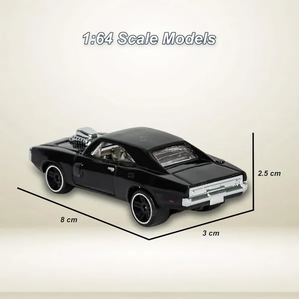Die-Cast_Metal_Charger_1:64_Scale_Model_Car,Simulation_Collectible_Style_Mini_Car_Alloy_Body,_Smooth_Wheels_&_Realistic_Display_Model_&_Racing_Toy_Car_For_Kids,_Adults_&_Collectors_For_3+