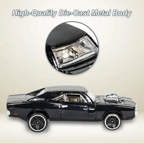 Die-Cast_Metal_Charger_1:64_Scale_Model_Car,Simulation_Collectible_Style_Mini_Car_Alloy_Body,_Smooth_Wheels_&_Realistic_Display_Model_&_Racing_Toy_Car_For_Kids,_Adults_&_Collectors_For_3+