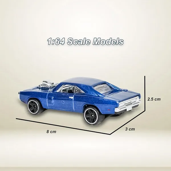 Die-Cast_Metal_Charger_1:64_Scale_Model_Car,Simulation_Collectible_Style_Mini_Car_Alloy_Body,_Smooth_Wheels_&_Realistic_Display_Model_&_Racing_Toy_Car_For_Kids,_Adults_&_Collectors_For_3+