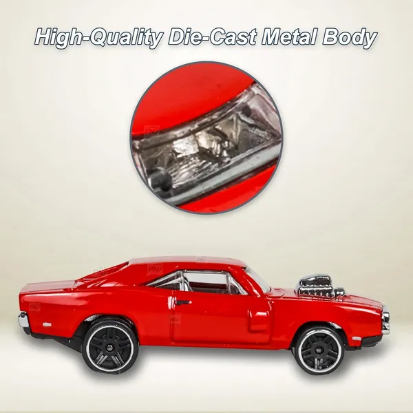Die-Cast_Metal_Charger_1:64_Scale_Model_Car,Simulation_Collectible_Style_Mini_Car_Alloy_Body,_Smooth_Wheels_&_Realistic_Display_Model_&_Racing_Toy_Car_For_Kids,_Adults_&_Collectors_For_3+