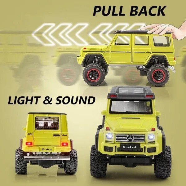 Diecast_G_Wagon_G500_Toy_Car_1:32_Scale_Model,Pull_Back_Vehicles_Alloy_Simulation_Supercar_With_Lights_And_Sound_Also_For_Car_Dashboard,Kids,Adult