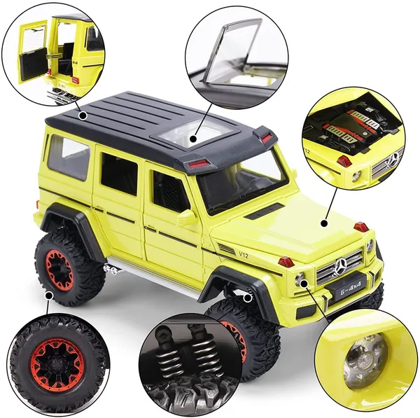 Diecast_G_Wagon_G500_Toy_Car_1:32_Scale_Model,Pull_Back_Vehicles_Alloy_Simulation_Supercar_With_Lights_And_Sound_Also_For_Car_Dashboard,Kids,Adult