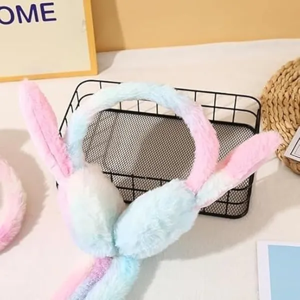 Trending_Kids_Winter_Earmuffs_Rabbit_Moving_Ear_Bunny_Warmers_With_Chu_Chu_Sound_Soft_Plush_Hair_Cover_For_Girls,_Boys_&_Adults_Cute_Winter_Muffler_Headband_Multicolor