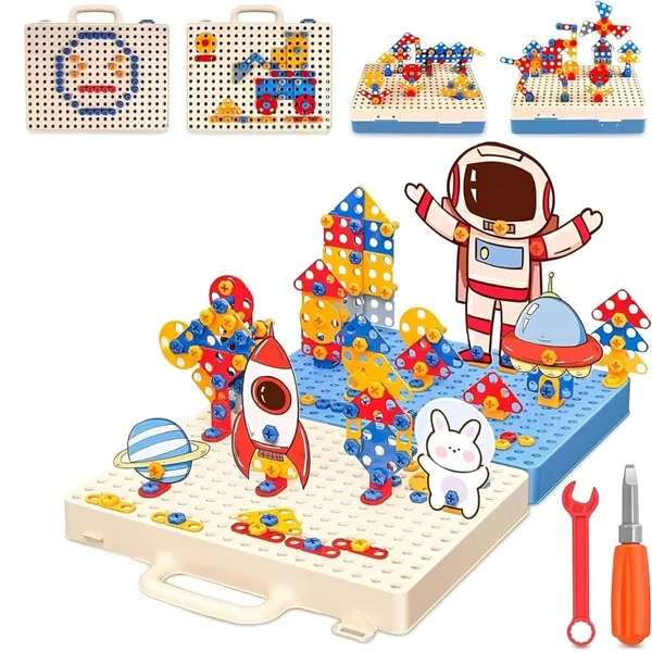 Astronaut_3D_Screw_Puzzle_Box_Creative_Space_Exploration_Stem_Toy_For_Kids,_213_Pieces_With_Astronaut,_Rocket,_And_Spaceship_Models_Educational_Engineering_Kit_For_Boys_&_Girls_3-9_Yrs_Old