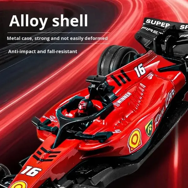 1:64_Die_Cast_Metal_F1_Mini_Rc_Racing_Car_With_Led_Lights_|_2.4Ghz_Remote_Control_Car_|_3_Speed_Adjustable,_Usb_Rechargeable_Alloy_Rc_Car_For_Kids_&_Adults_Indoor/Outdoor_Racing