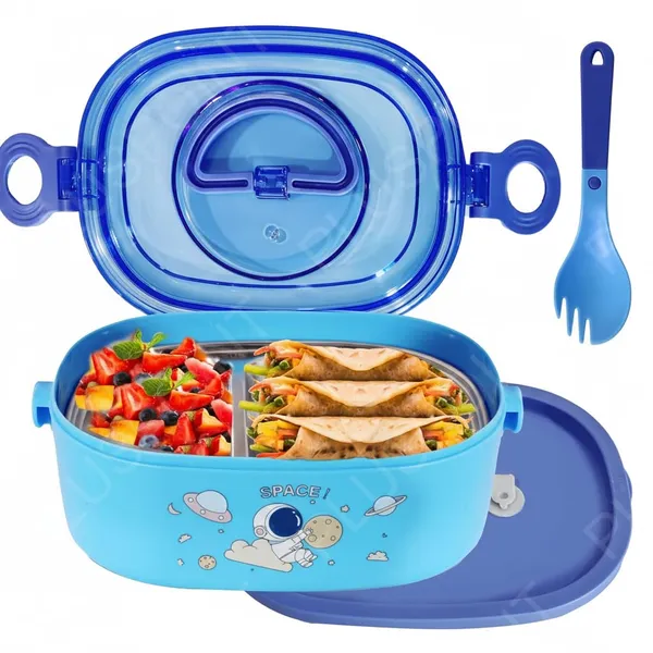 Space_Theme_Stainless_Steel_Lunch_Box_For_Kids_Microwave_Safe_Insulated_Tiffin_Box_800Ml_Cute_Cartoon_Astronaut_Tiffin_Box_Tableware_Set_Portable_Containers_For_School_Boys,_Girls