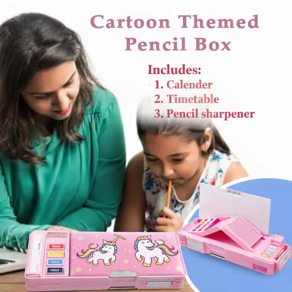 Plastic_Multifunctional_Cute_Unicorn_School_Pencil_Case_For_Girls_-_Multi_Compartment_Button_Operated_Unicorn_Compass_Box,_Stationary_Items-_Pencil_Case_&_Geometry_Box_For_Kids