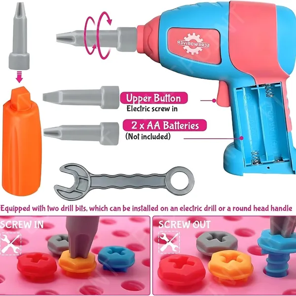 Unicorn_Drill_Toy_For_Kids_228Pc_Unicorn_Theme_3D_Stem_Construction_Puzzle_Toy_Electric_Working_Drill_With_Fix_Tool_Box,_Girls_Engineering_Building_Kits,_Birthday_For_Boys_3-9_Yrs_Old